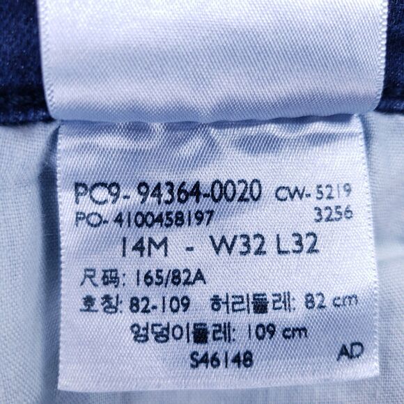 Levis Signature Jean Denim Cotton Women SZ 14 Blue Straight Stretch VTG Mid Rise - Picture 10 of 14